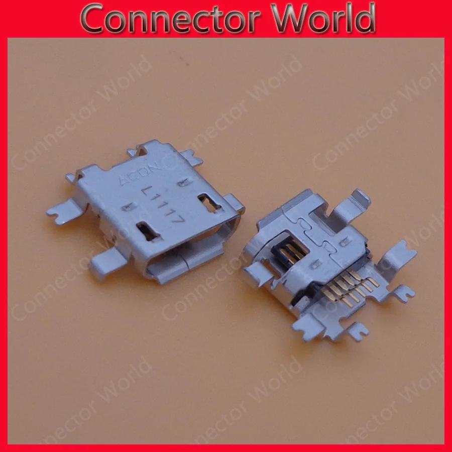 10-100 шт./лот Новый мини Micro USB гнездо разъема порта зарядки для HTC Sensation XE G14 Z715E Z710E G18 мобильного телефона.