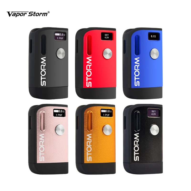Оригинальный испаритель Vapor Storm S1 CBD Mod батарея 800 мАч регулируемый вольтаж