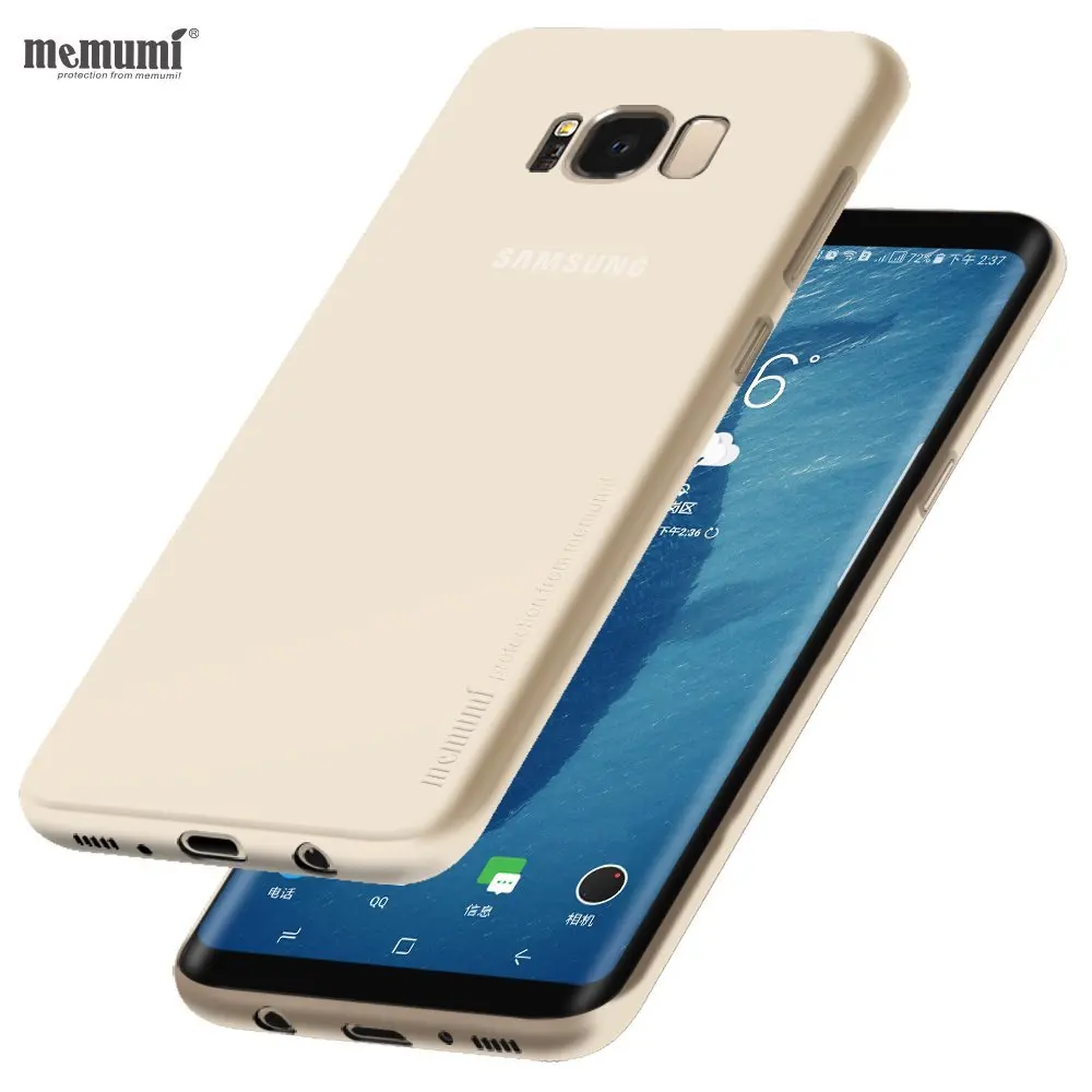 Transparent White Чехол для Samsung Galaxy S8 plus задняя крышка ультратонкие Чехлы для Galaxy S8 plus Матовый PP Тонкий чехол против отпечатков пальцев Funda s8plus - Цвет: Transparent White