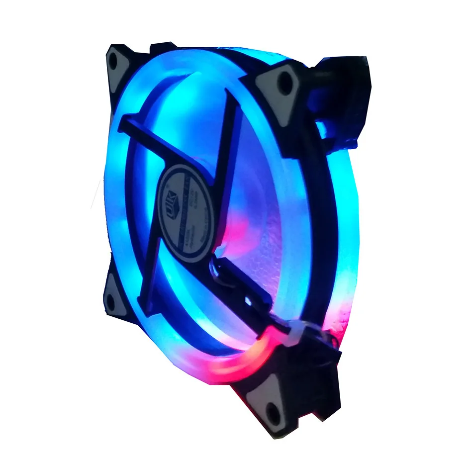 Светодиодный вентилятор RGB с несколькими режимами Круглый охлаждающий для ЦП