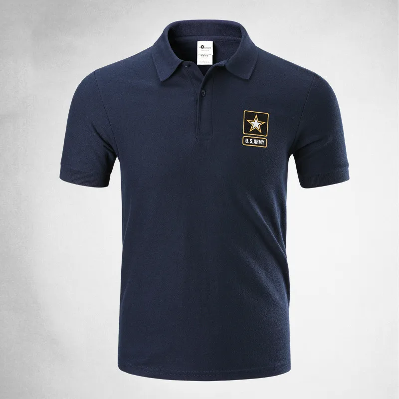 Мужская тактическая футболка с коротким рукавом летняя хлопковая дышащая