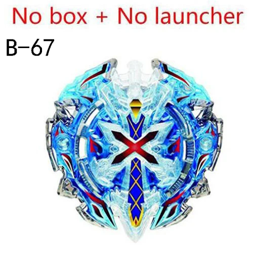 B-133 коробки Топ пусковые установки Такара TOMY Beyblades burst игрушки B-133 bables Toupie Gyro burst Металл Бог спиннинг Топы - Цвет: B67 no launcher