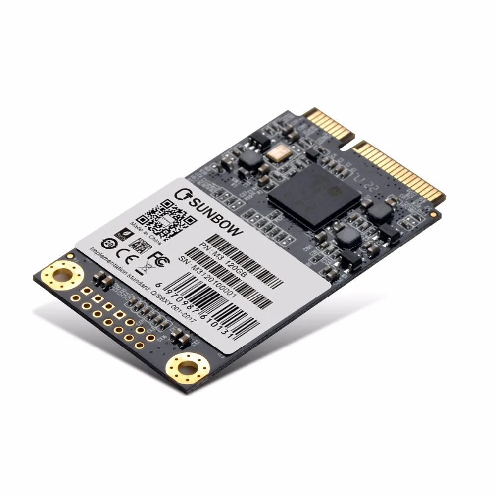 TC-SUNBOW M3-120GB SSD мини SATA3(6,0 ГБ/сек.) MSATA 120 ГБ 128 твердотельный накопитель для настольных портативных ПК MacPro Бесплатный подарок с учетом