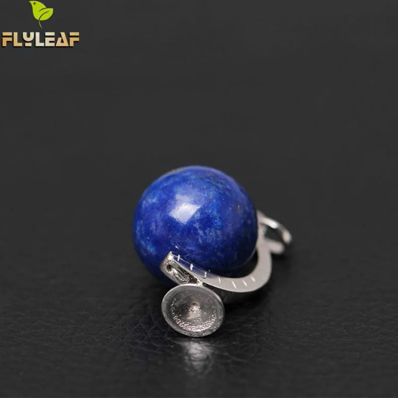 Женский кулон из серебра 925 пробы с лазуритом|globe necklace|pendants for womennecklaces & pendants |