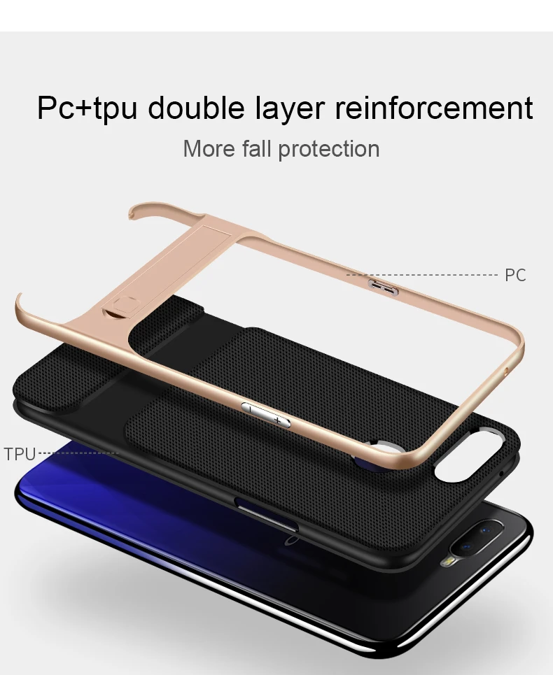 Чехол для мобильного телефона, чехол для OPPO F7 F9 Pro, мягкий 3D стенд, 360 Защитный Гибридный Силиконовый чехол для телефона OPPOF7 OPPOF9 F9Pro, милая сумка