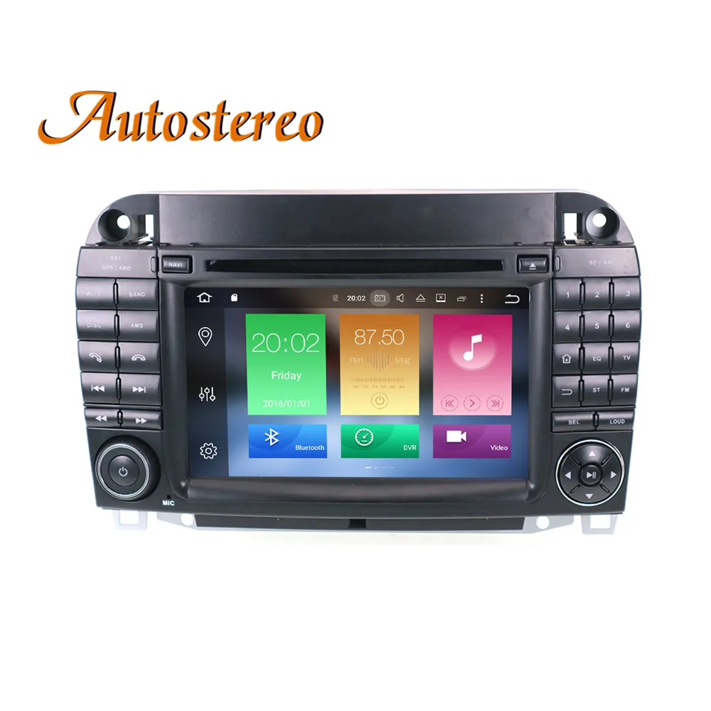 Android 9 автомобильный DVD плеер gps навигация для Mercedes Benz s-класс W220/S280/S320/S350 головное устройство Мультимедиа Радио магнитофон