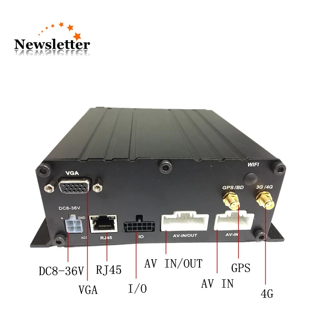 8 каналов AHD 1080 P автомобиль Blackbox грузовик такси школьный автобус автомобиля