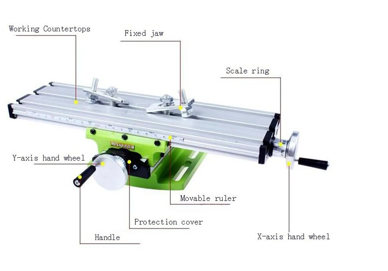 Фрезерный станок верстак многофункциональный поперечный мини рабочий стол