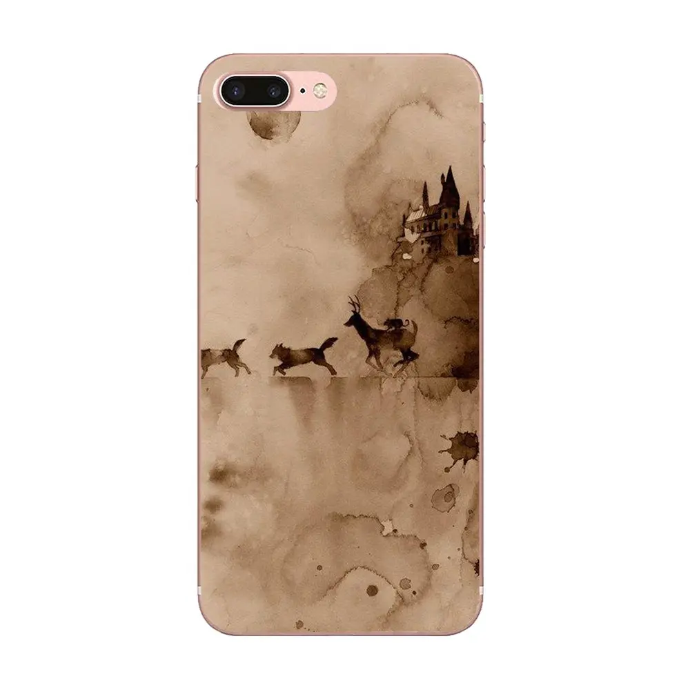 Чехол для телефона карта Marauders Apple iPhone X XS Max XR 4 4S 5 5C 5S SE 6 6S 7 8 Plus | Мобильные телефоны