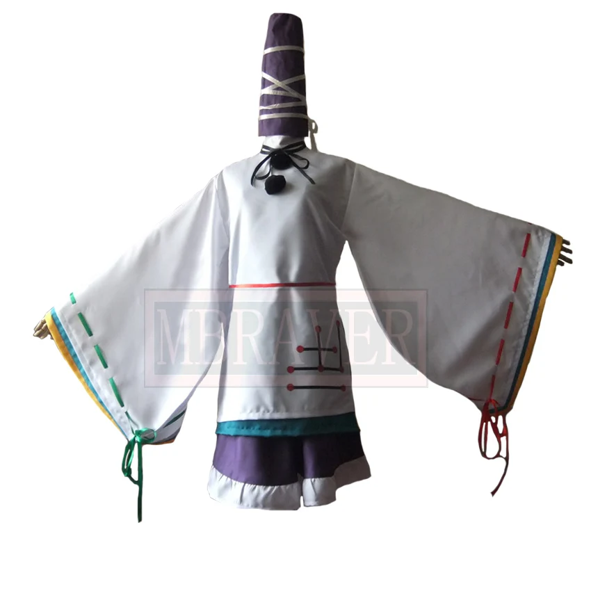 Touhou Project Shinreibyou Mononobe no Futo Uniform одежда косплей костюм на заказ любого