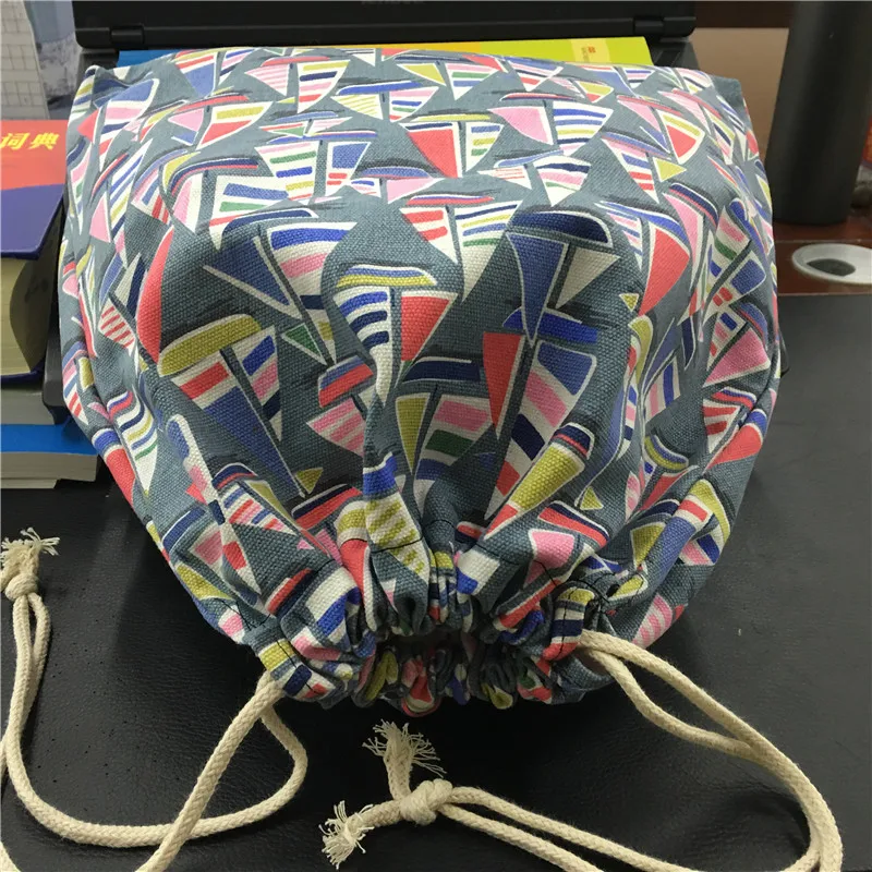 Сумка на шнурке из хлопчатобумажной ткани сумка для обуви многофункциональная