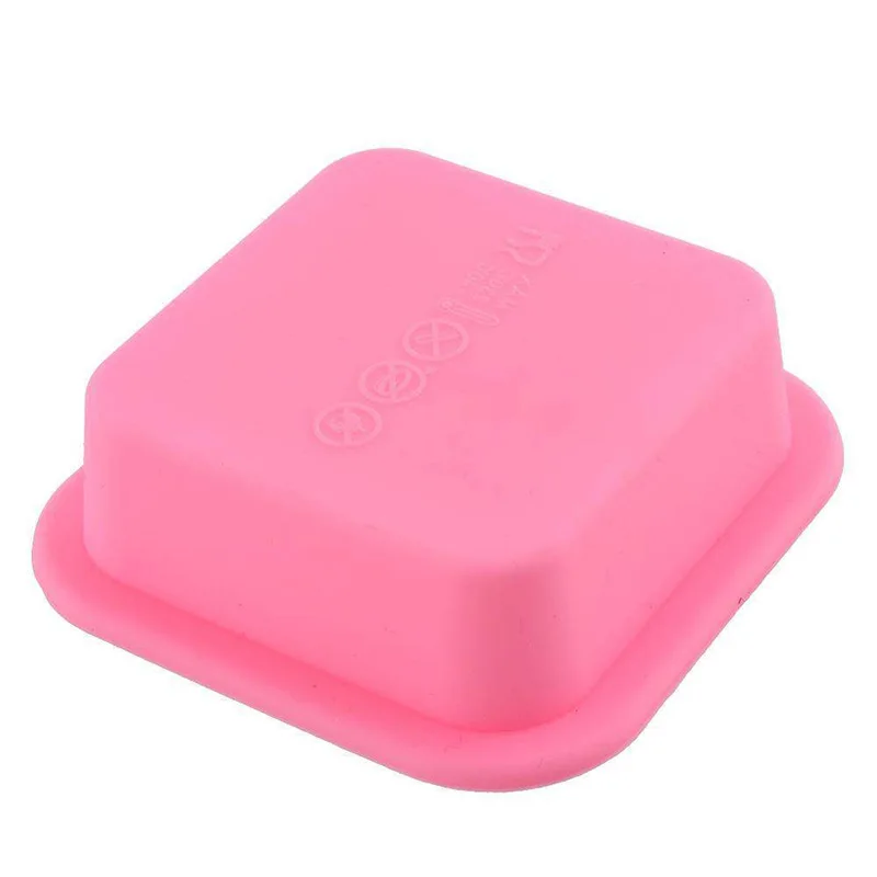 Силиконовая форма для мыла сделай сам Креатив милый квадратный пудинга формочка
