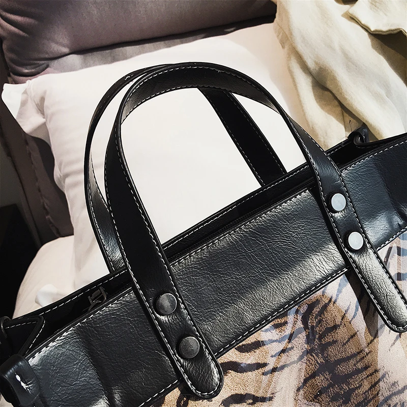 Роскошные Сумки Для женщин сумки дизайнер прозрачный пакет леопарда Tote Женский