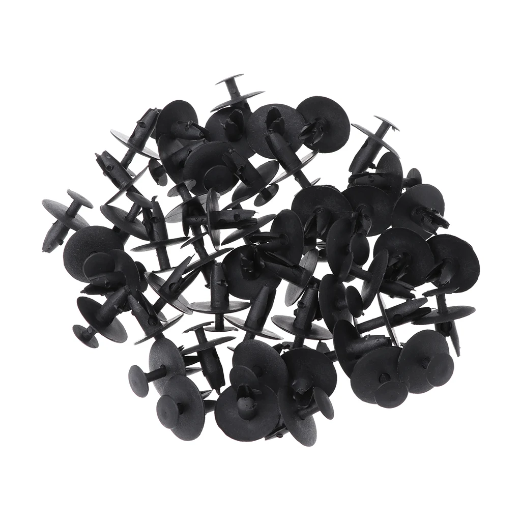 

50 Pcs Auto Fastener Soundproof Insulation Fender Clip For Peugeot 307 308 408 206 Citroen C4