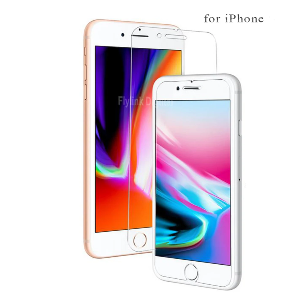 Защитное стекло для iphone 5S защита экрана закаленное пленка чехол 5 6 S 7 8 X SE
