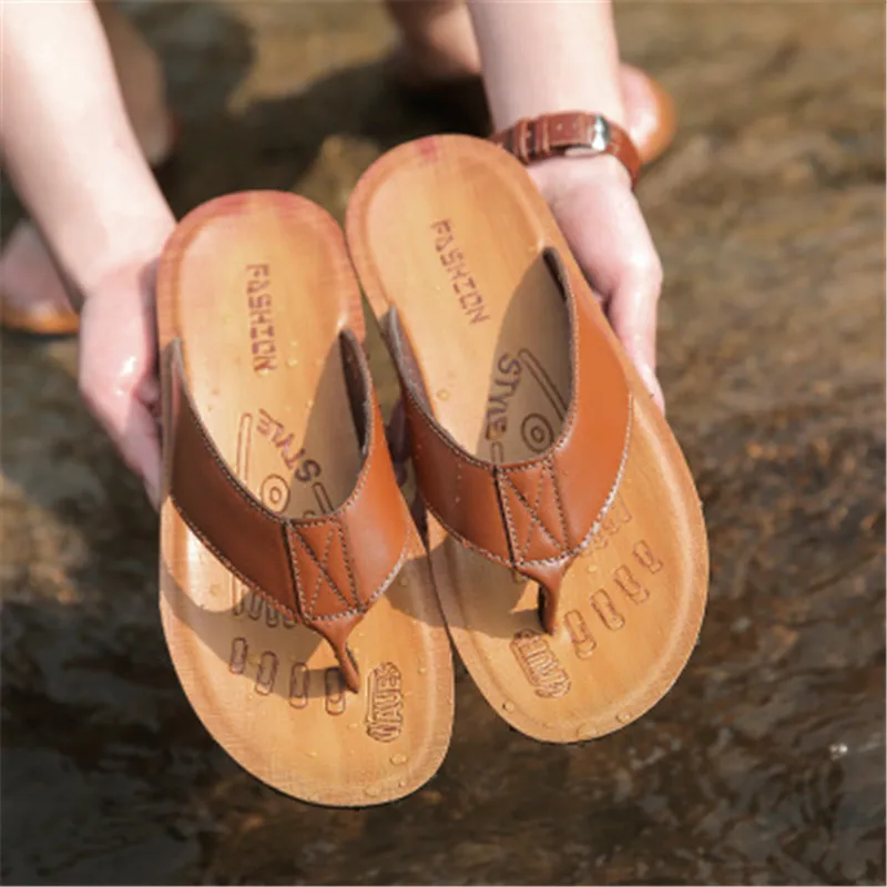 Мужские Пляжные шлепанцы chinelo массажные сандалии Нескользящие лето 2019|Вьетнамки|