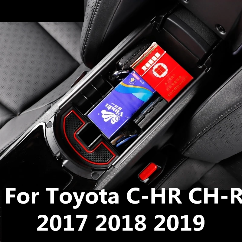 Внутреннее отделение для Toyota ящик хранения в подлокотнике автомобиля C-HR CH-R 2017 |