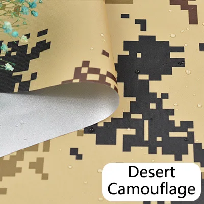 Desert C Meetee 100/200X150 см 210D Камуфляжный водонепроницаемый тканевый зонтик ткань Оксфорд DIY непромокаемая тканевая сумка для уличной палатки прошитый материал - Цвет: Desert C