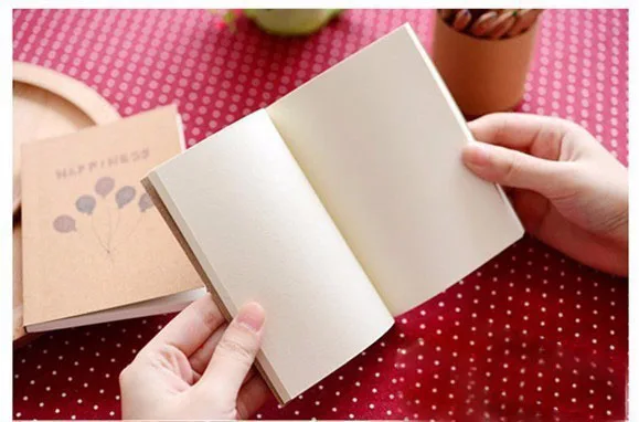 2017 Новый Канцелярские Старинные Пастель Кармана Памятка Прекрасный Блокнот 8