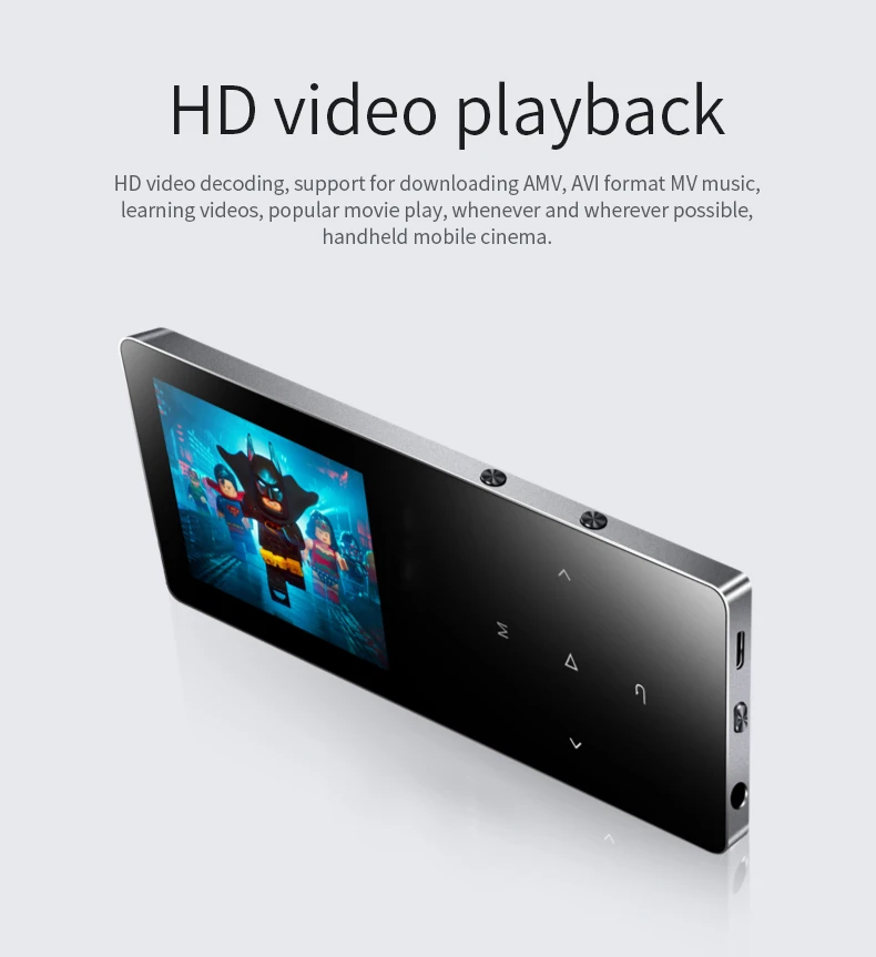 ICEICE Спортивный mp3 плеер с наушником сенсорный ключ mp3 hi fi радио fm мини USB lecteur MP3 HiFi музыкальный плеер портативный металлический walkman