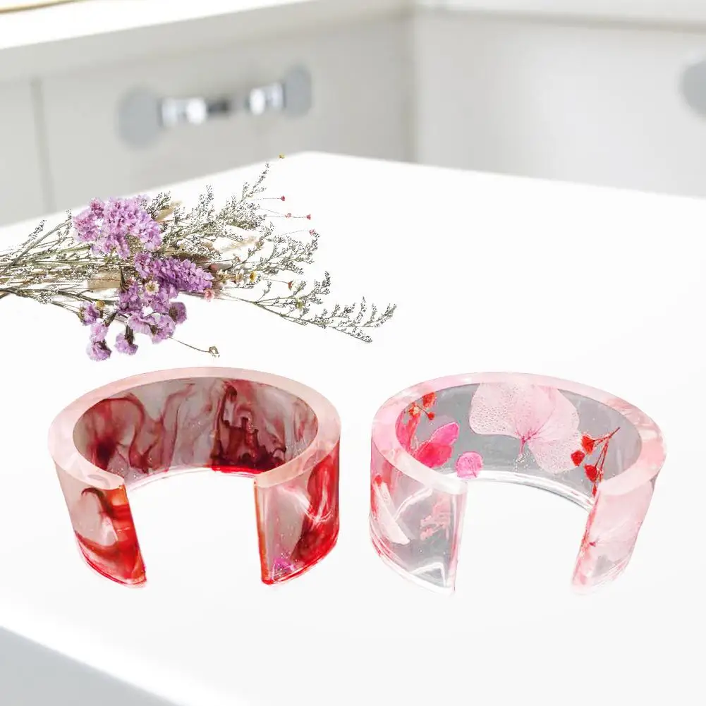 Новая прозрачная силиконовая форма C образной формы для открытых манжет