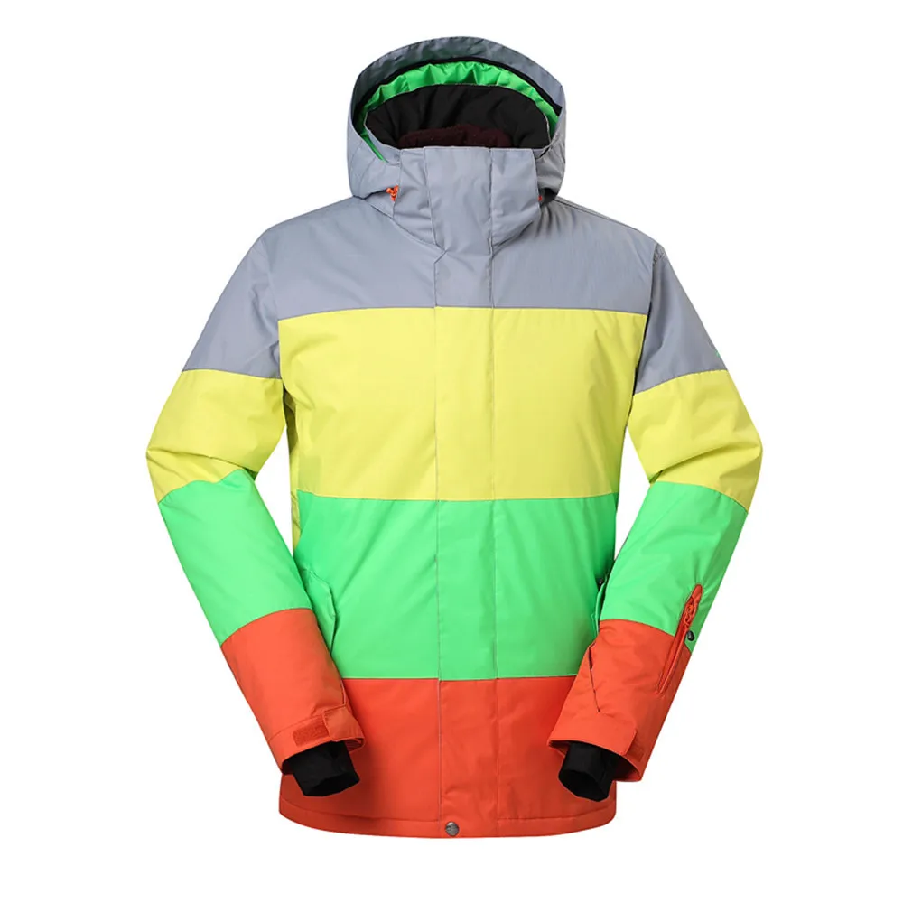 Gsou Snow 30 градусов теплые лыжные костюмы для мужчин зимний лыжный костюм мужской