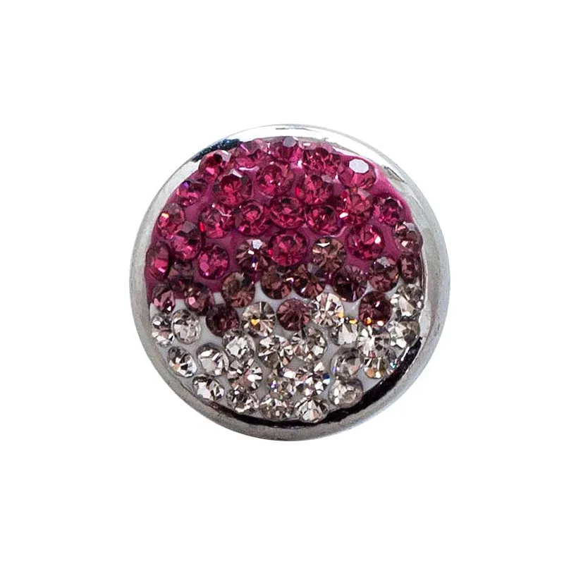 Сменные 18 мм защелки с медным дном и стразами подходят для имбирных защелок