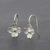 daisies retro style pure 925 sterling silver flower earrings for women girls christmas gift statement wedding party gift jewelry