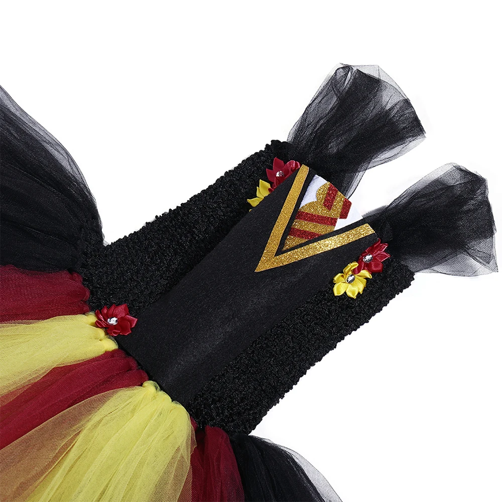Harris Wizard Girls Tutu Dress with Magic Wand Kids Birthday Party Fancy Carnival Christmas Halloween Cosplay Costume | Детская одежда