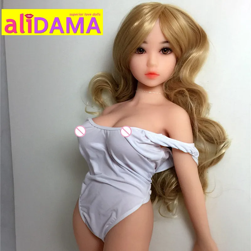 ALIDAMA 100 см (3 28 фута) голландская большая грудь Мини TPE Силиконовая секс кукла