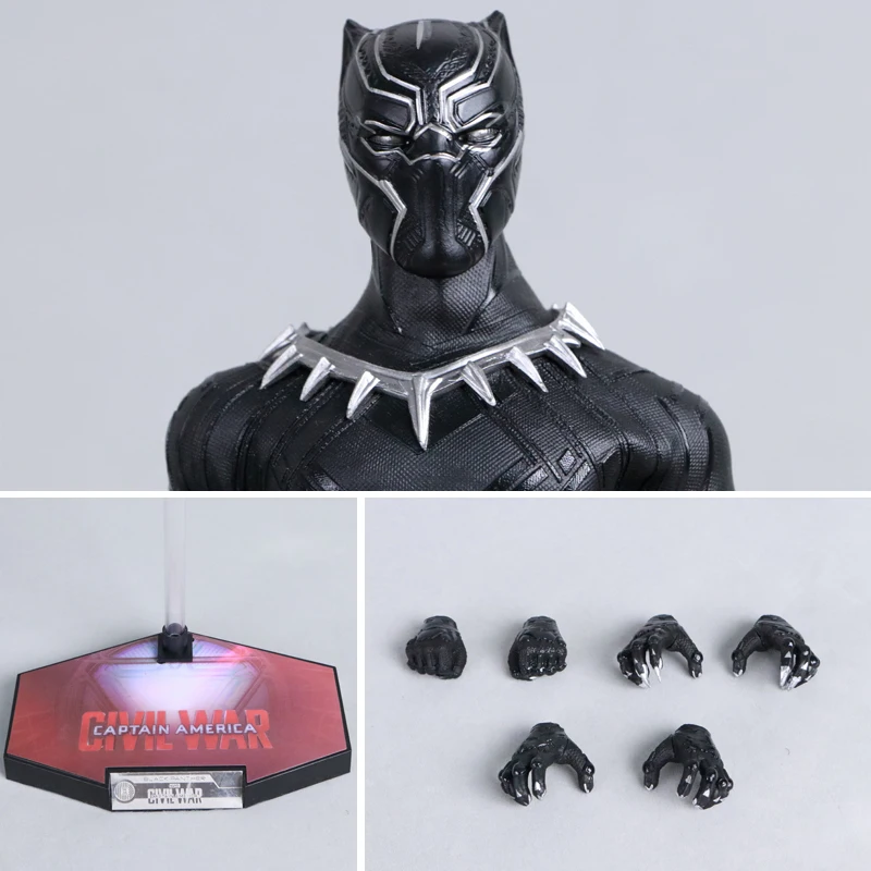30 см 1/6 Civil War Черная пантера экшн Коллекция игрушечных фигурок модель игрушки