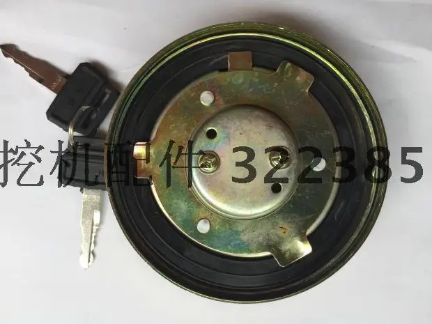 

Excavator fittings diesel fuel tank cover
