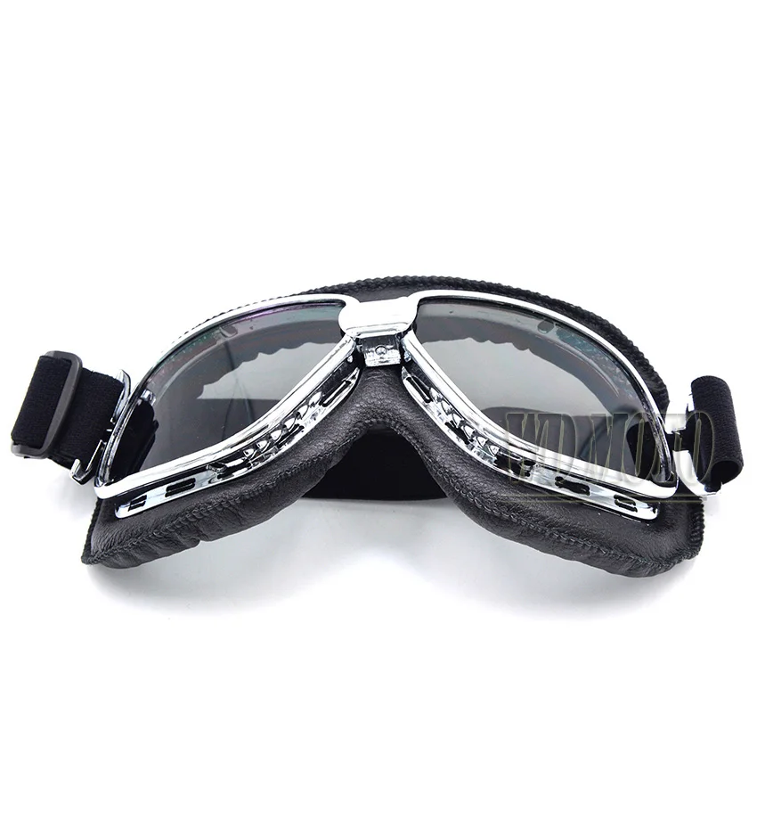 GL-014-SM Некурящих Объектив Мотоциклетные Шлемы Старинные Пилот Байкер Выпученными