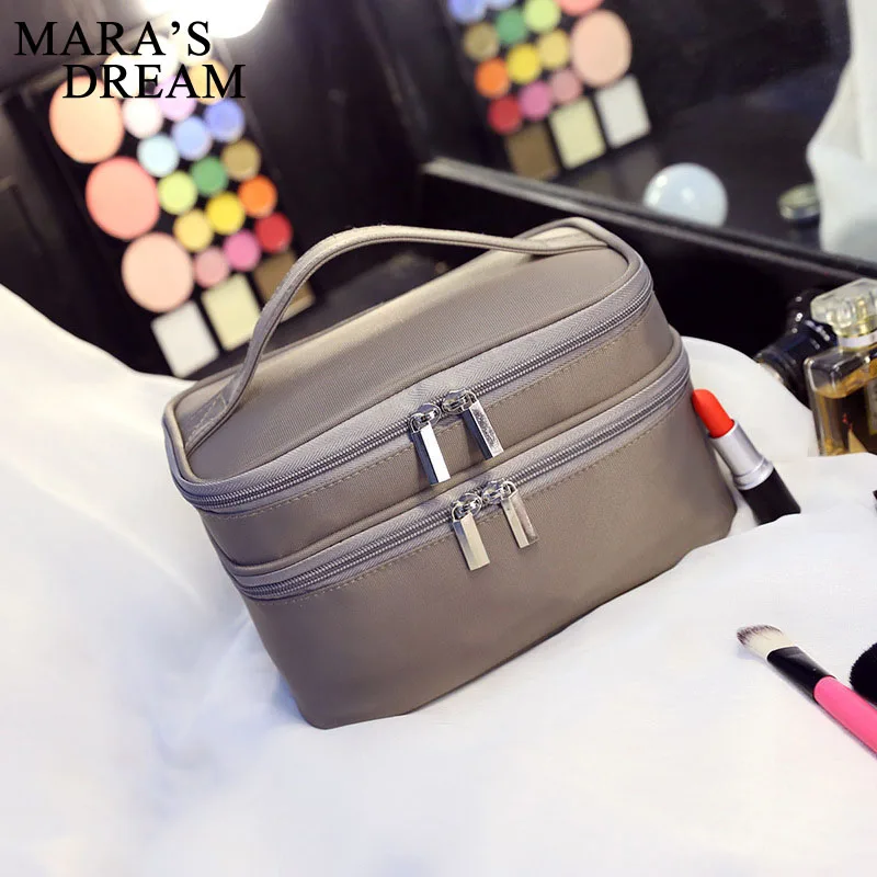 

Mara's Dream Women Cosmetic Cases new large capacity Double layer Cosmetic bag Multifunction Women wash bag storage bag