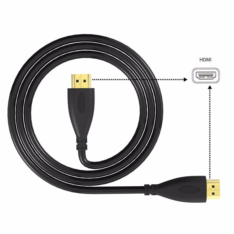 Популярный HDMI кабель видео кабели позолоченный Мужской hdmi сплиттер 1 4 1080P 3D для HDTV