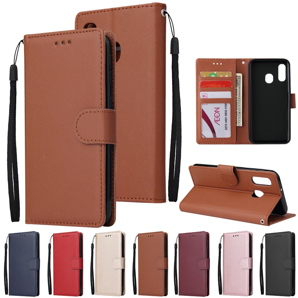 A50 A30 для Funda Samsung A70 чехол A10 роскошный деловой однотонный кожаный etui Galaxy A40 A20