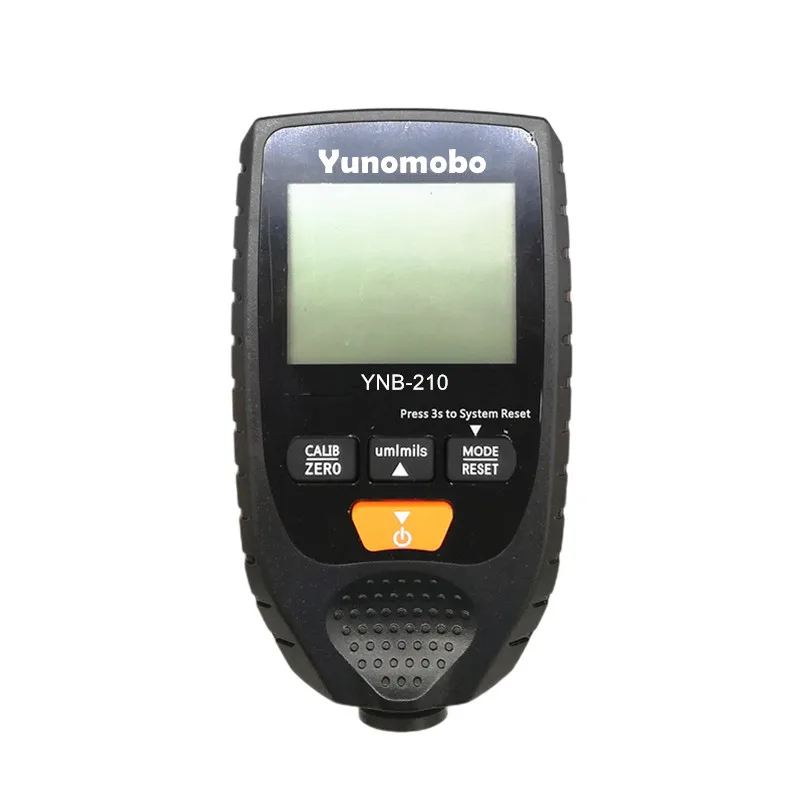 Yunombo YNB-210 цифровой подсветкой ЖК-дисплей толщиномер пленки Толщина краски тестер толщины покрытия толщиномер