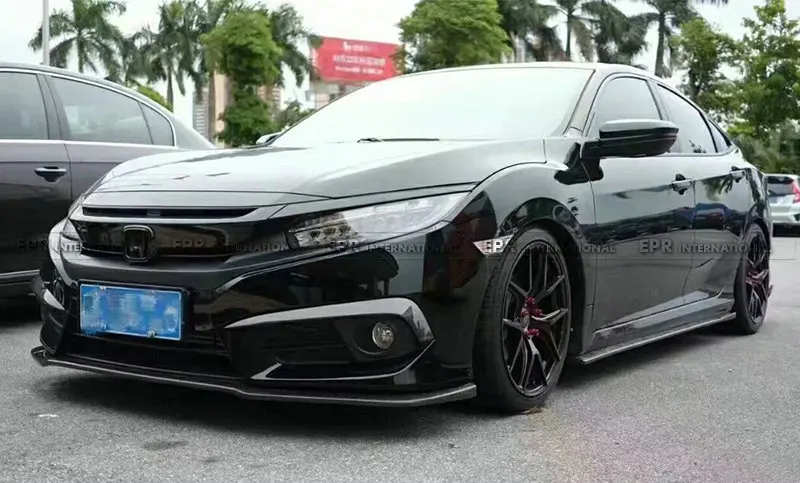 Автомобильный Стайлинг для Honda 10 го поколения Civic FC см стильное удлинение боковой