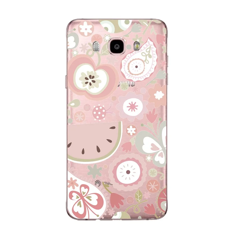 Мягкий прозрачный чехол из ТПУ с рисунком арбуза для Samsung J3 J5 J7 S6 S7 S8 note8 A3 A5 C7 J2prime