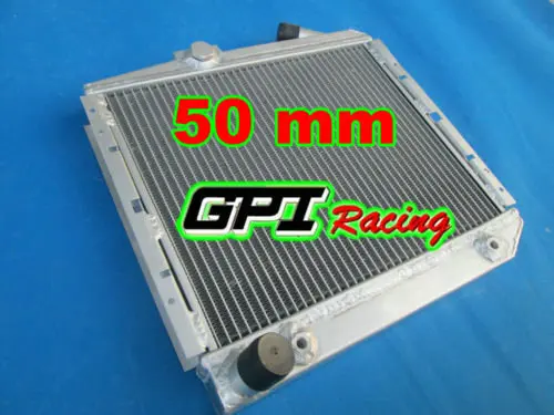 GPI Racing 50 мм радиатор из алюминиевого сплава + вентилятор для RENAULT 5/R5 9/11 GT TURBO AT 1984