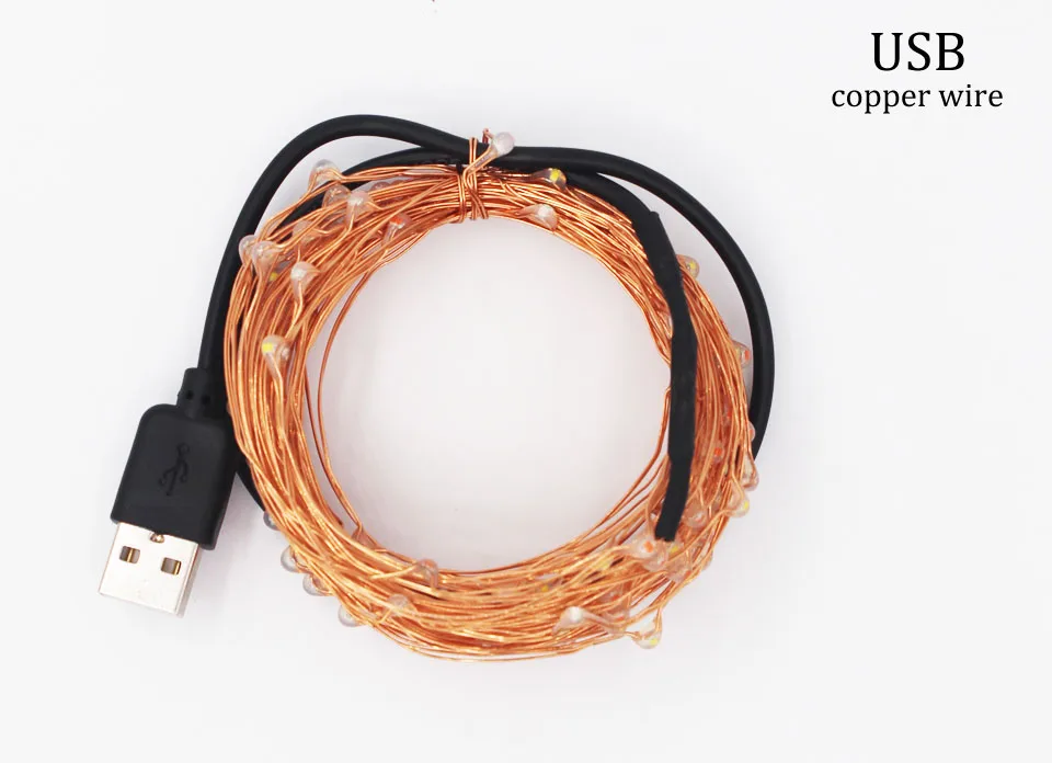 USB СВЕТОДИОДНЫЙ светильник гирлянда 2 м 5 м 10 м 100 светодиодный S медный провод Гибкая лампа Книжные огни Праздничный Рождественский Декор Гирлянда украшение для книжного шкафа