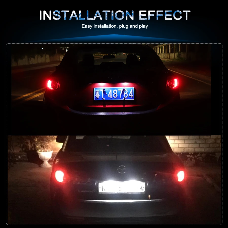 Ксеноновые белые светодиодсветодиодный лампы OEM для номерного знака Mazda CX-5 Speed 6