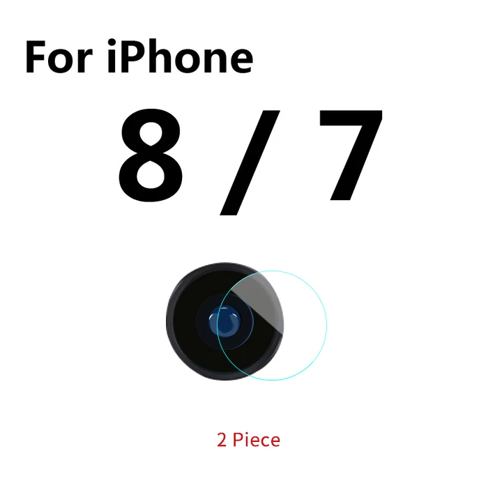 for iPhone 8 2 шт Камера защитное устройство для объектива закаленное Стекло пленка для iPhone7 8 X samsung s9 s8 note8 s9+ плюс объектив задней камеры протектор - Цвет: for iPhone 8