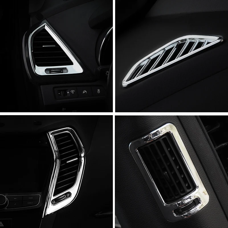 Весь набор интерьерных украшений рамка на выход чехол руль для hyundai все новые Santafe