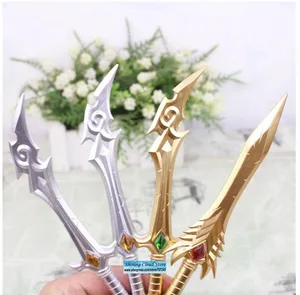 Бесплатная доставка! 1 партия = 36 шт.! Креативные канцелярские принадлежностикрасивая ручка для водыканцелярские принадлежностиручка с гелевыми чернилами с мультяшным мечомприз для студентов