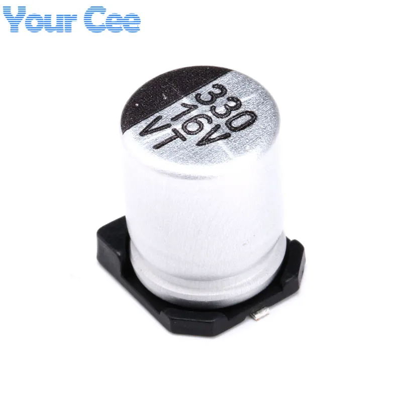 10 шт. алюминиевые электролитические конденсаторы 16 В 330 мкФ SMD 8*10 мм|electrolytic