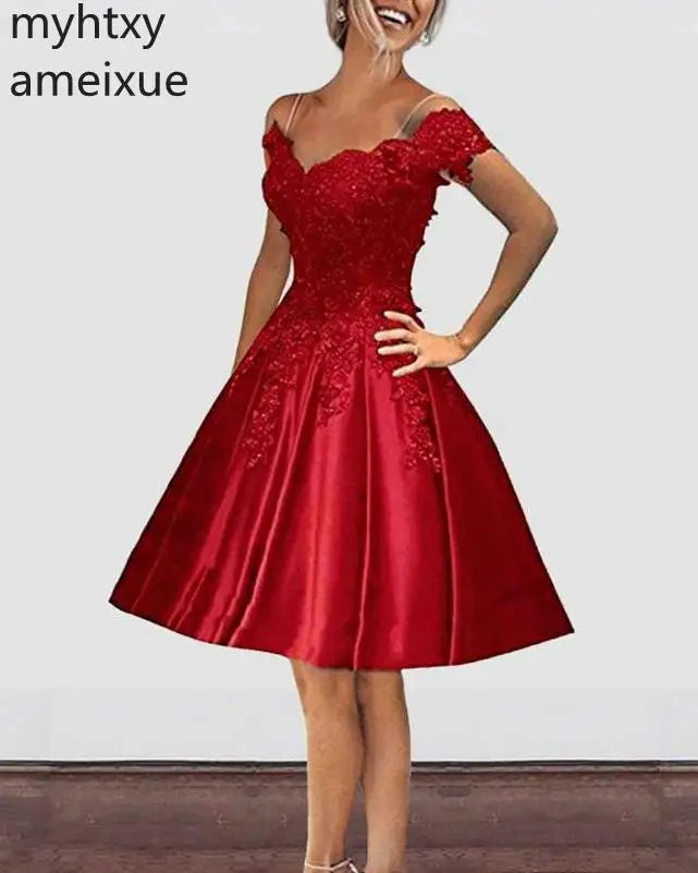 

Женское короткое вечернее платье, изумрудное зеленое, красное, ярко-синее платье для выпускного вечера, 2021