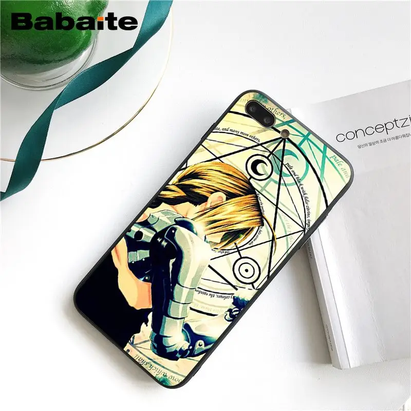 Babaite металлический чехол для телефона аниме «Братья алхимиков» для iphone 11 Pro 11Pro Max X XS MAX 6 6S 7 7plus 8 8Plus 5 5S XR - Цвет: A14