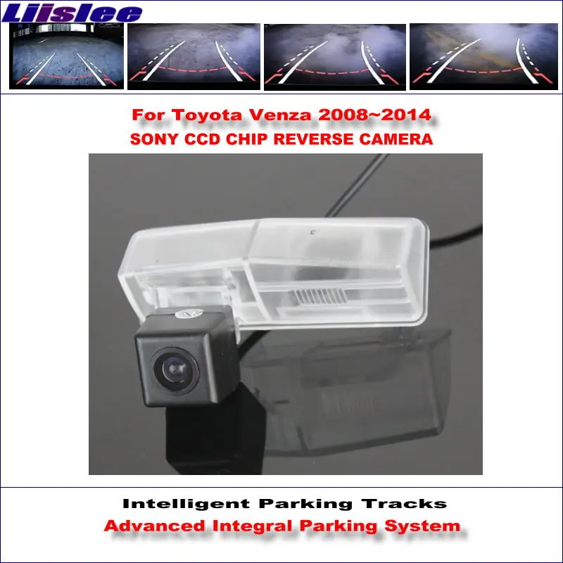 

Auto Intelligent Parking Tracks Rear Camera For Toyota Venza 2008~2014 Backup Reverse NTSC RCA AUX HD SONY CCD 580 TV Lines