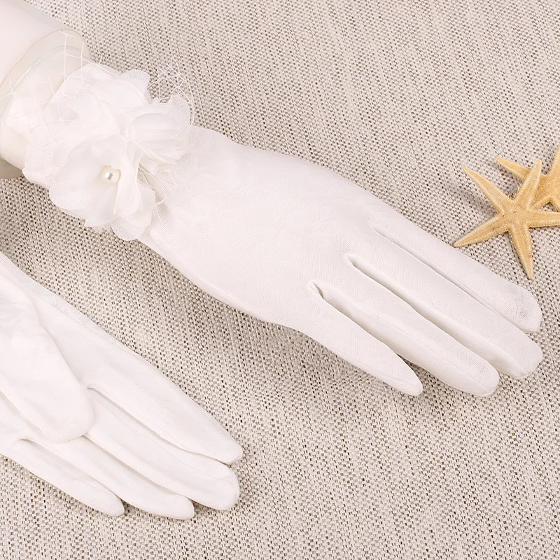 Realbyэлегантные женские солнцезащитные перчатки и варежки из ледяного шелка